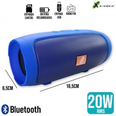 Caixa de Som Bluetooth 20W XC-CP-115 X-Cell - Azul